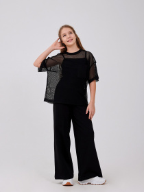 Брюки SMIL Черный модель smil_115693-1-cernyj Фото