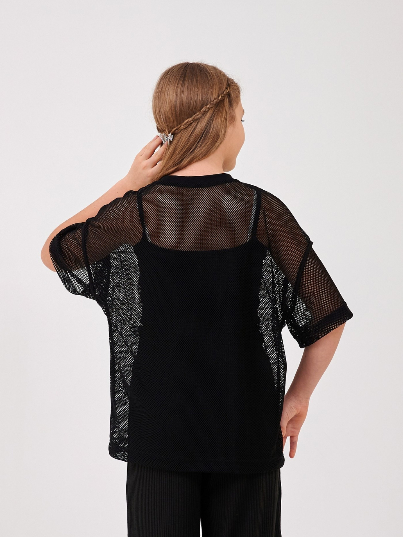 Комплект (майка + футболка сетка) SMIL Черный модель smil_113325-1-cernyj Фото