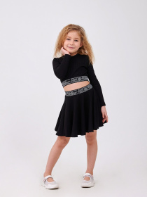 Комплект (топ длинный рукав+юбка) SMIL Черный модель smil_113319-1-cernyj Фото