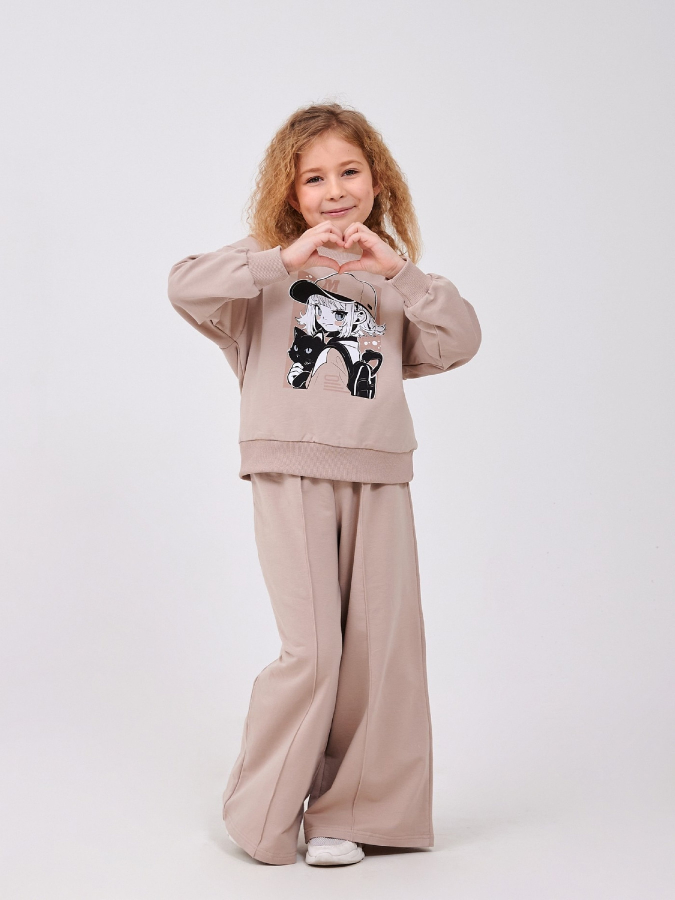 Костюм (свiтшот+штани) SMIL Капучино модель smil_117512-1-kapucino Фото