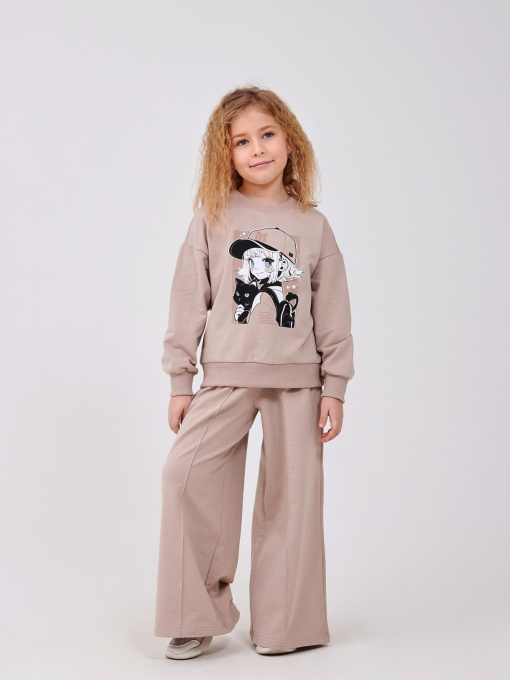 Костюм (свитшот+штаны) SMIL Капучино модель smil_117512-1-kapucino Фото