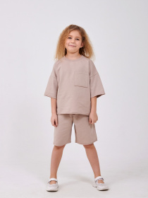 Повседневный костюм SMIL модель smil_117514-1-kapucino Фото