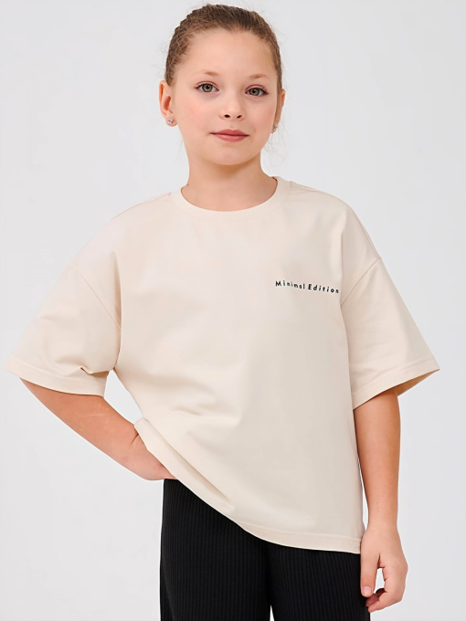 Футболка SMIL Світло-бежевий модель smil_110865-1-svetlo-bezevyj Фото