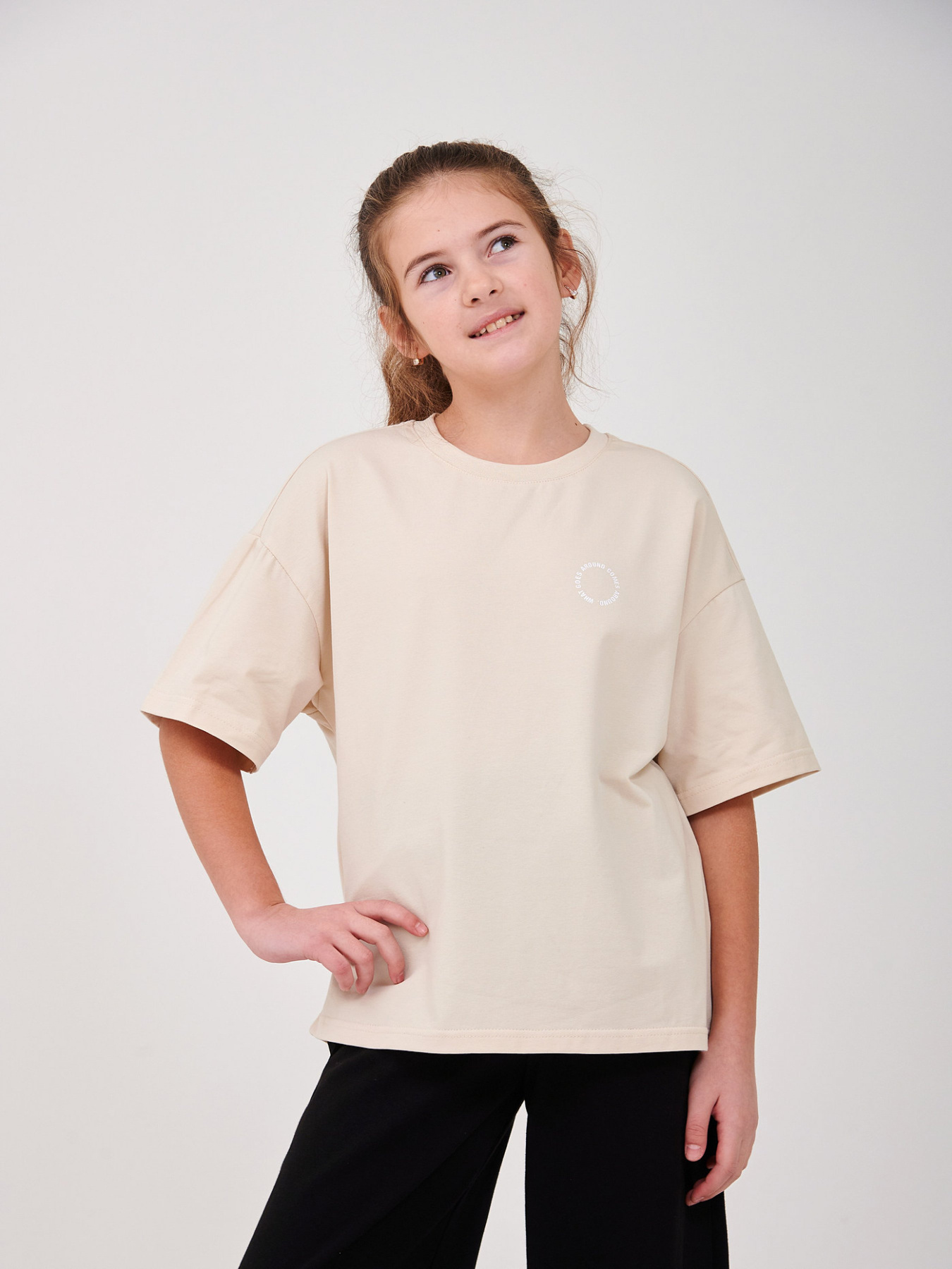 Футболка SMIL модель smil_110868-1-svetlo-bezevyj Фото