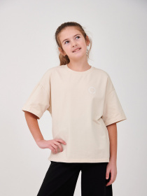 Футболка SMIL модель smil_110868-1-svetlo-bezevyj Фото