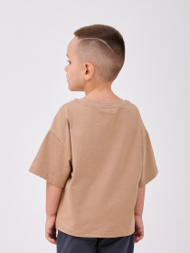 Футболка SMIL Бежевий модель smil_110869-1-bezevyj Футболка SMIL Бежевий модель smil_110869-1-bezevyj Фото