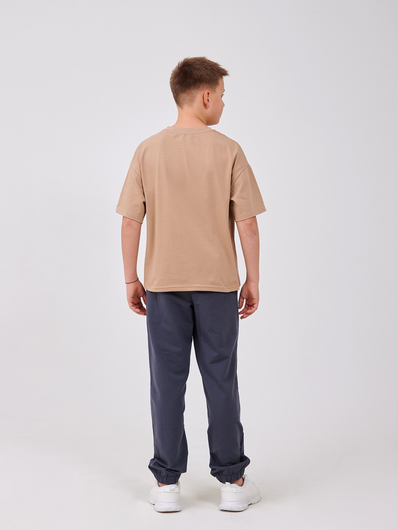 Футболка SMIL Сіро-бежевий модель smil_110923-1-sero-bezevyj Фото