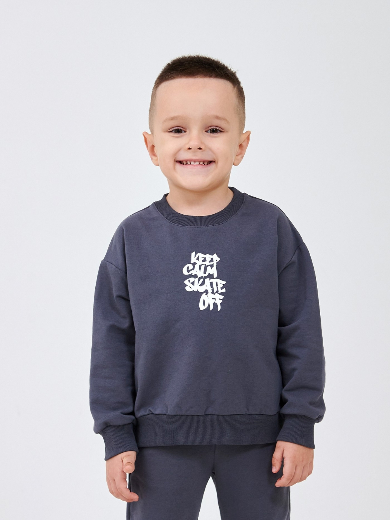 Худі та світшоти SMIL модель smil_116721-1-temno-seryj Фото