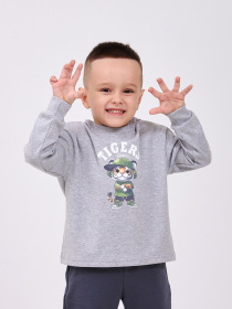 Худи и свитшоты SMIL модель smil_116750-1-svetlo-seryj-melanz Фото