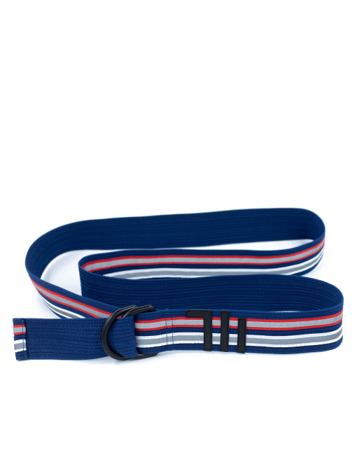 Пояс-тесьма сине-бело-красно-серый 40мм модель SE16Belt40BlWRRflctv Фото