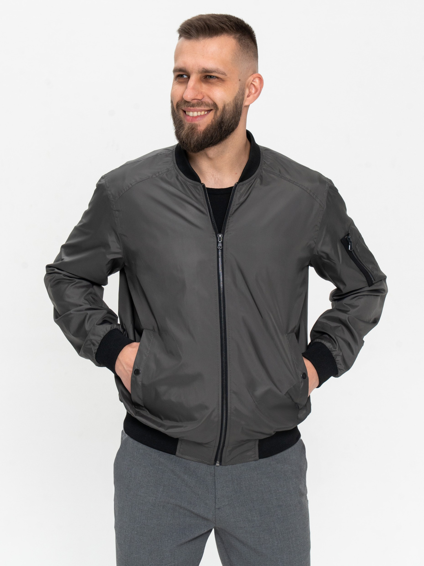 Бомбер D&V couture модель 929-V-graphite Фото