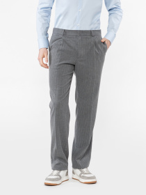 Чоловічі штани M01.07.12.531 Arber сірі в смужку трикотажні модель M01.07.12.531 Чоловічі штани M01.07.12.531 Arber сірі в смужку трикотажні модель M01.07.12.531 Фото