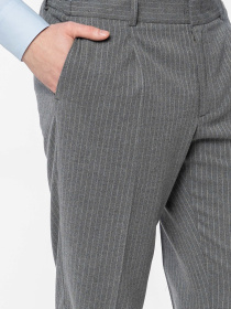 Чоловічі штани M01.07.12.531 Arber сірі в смужку трикотажні модель M01.07.12.531 Чоловічі штани M01.07.12.531 Arber сірі в смужку трикотажні модель M01.07.12.531 Фото