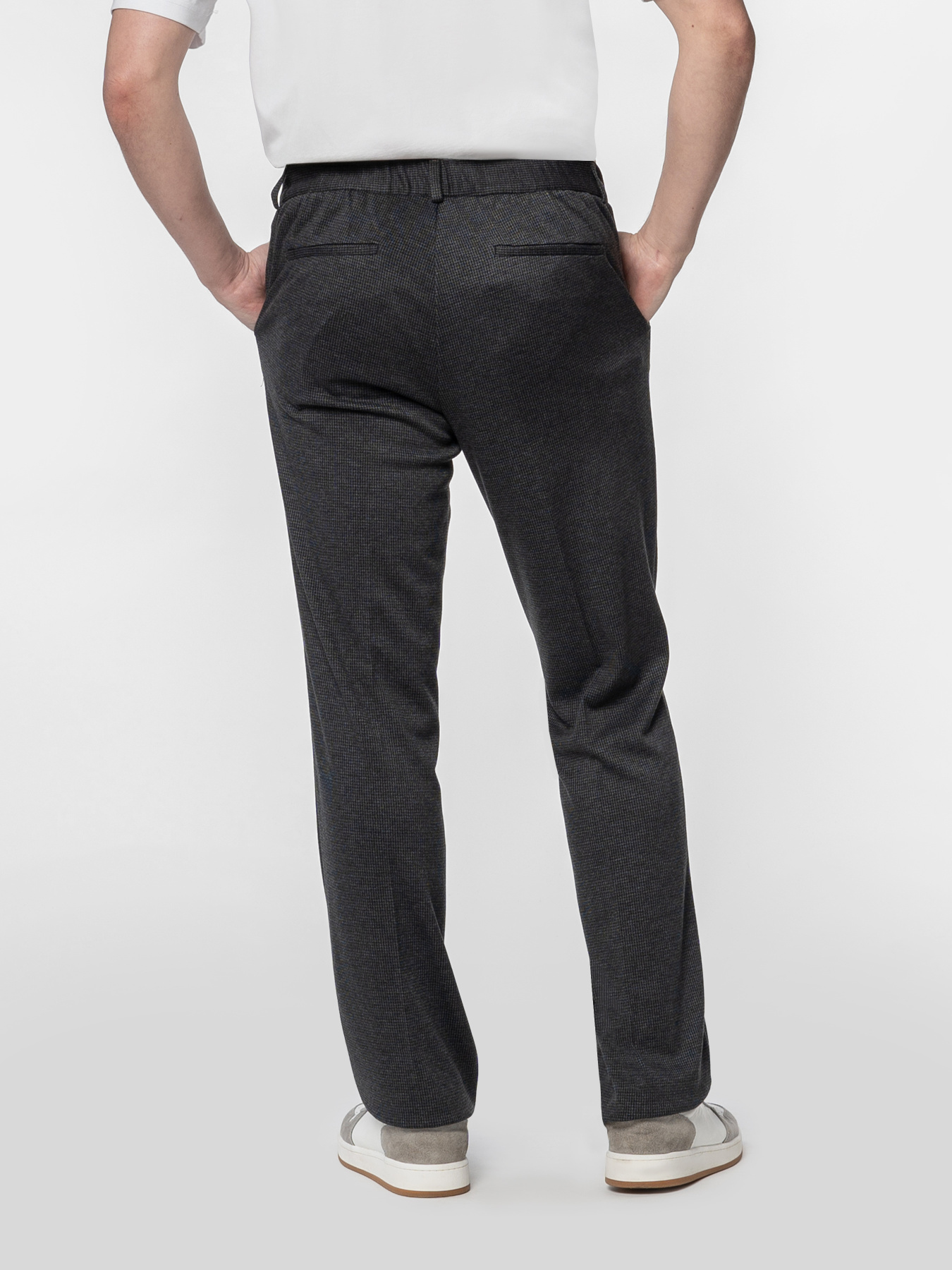 Чоловічі штани M01.08.14.531 Arber темно-сірі трикотажні модель M01.08.14.531 Фото