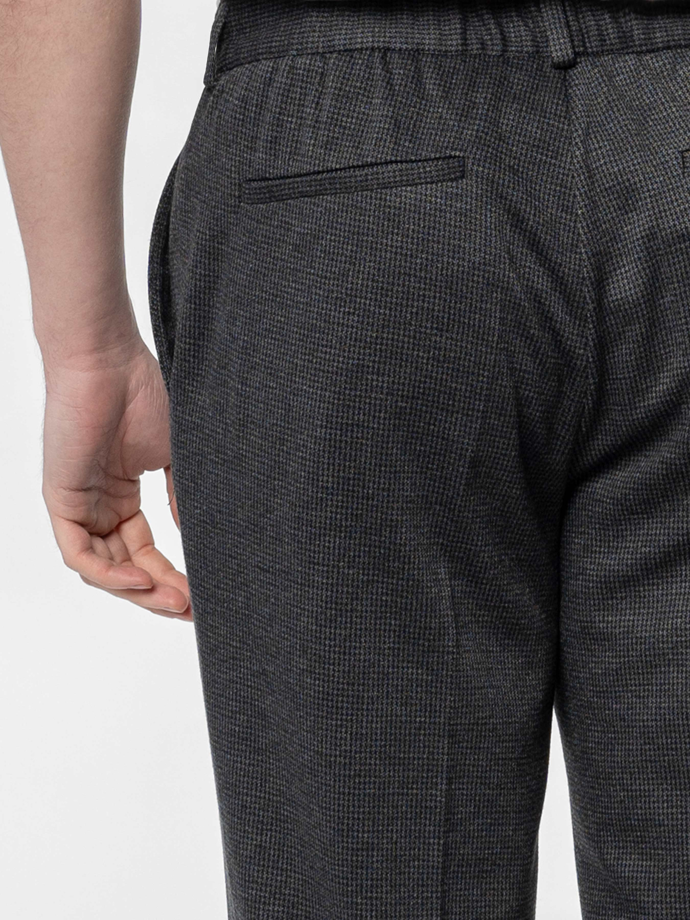 Чоловічі штани M01.08.14.531 Arber темно-сірі трикотажні модель M01.08.14.531 Фото