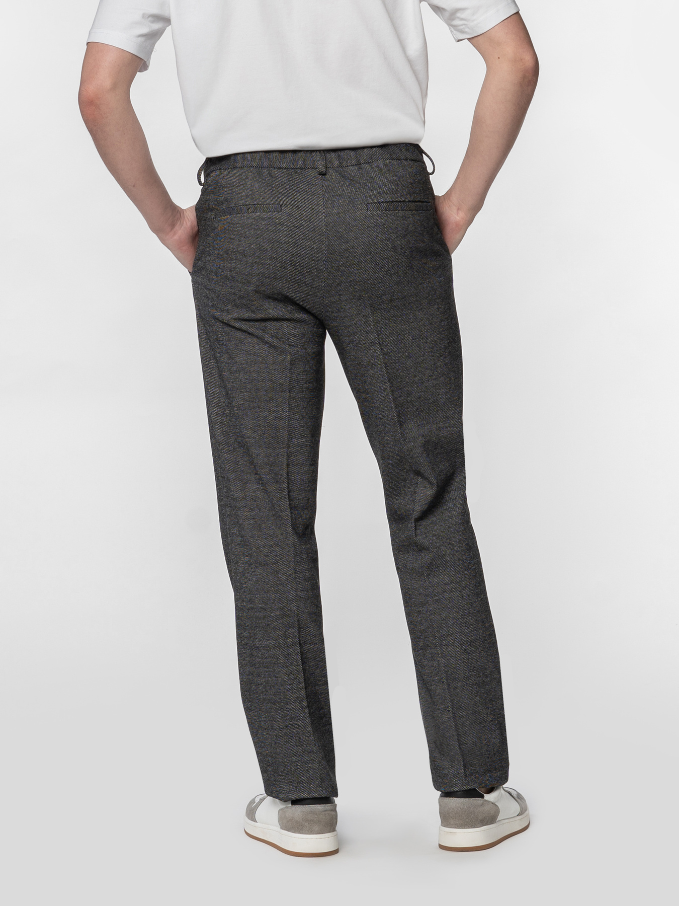 Чоловічі штани M01.10.14.531 Arber темно-сірі трикотажні модель M01.10.14.531 Фото