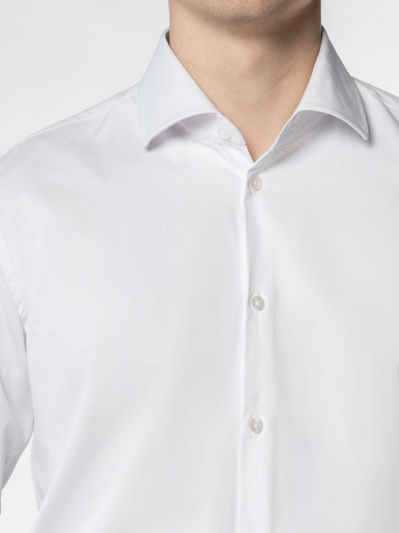 Сорочка чоловіча M05.01.00.611 Arber біла бавовняна модель M05.01.00.611 Фото