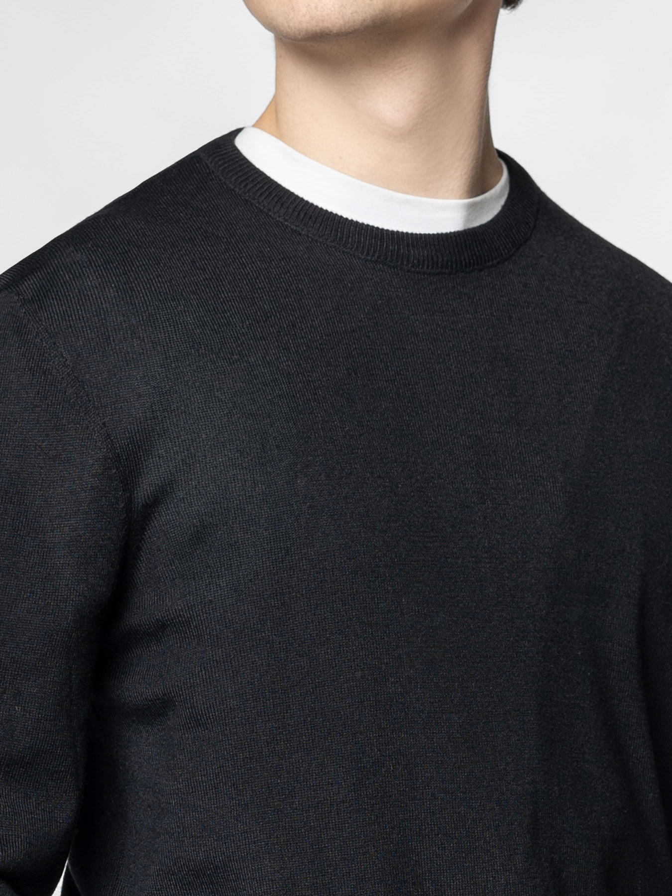 Джемпер мужской M10.43.02.531 Arber черный с добавлением шерсти модель M10.43.02.531 Фото