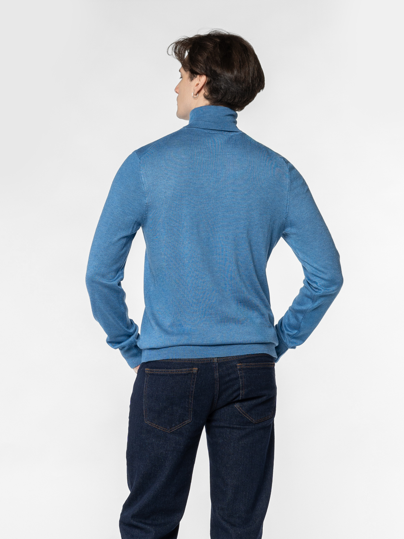 Водолазка мужская M10.46.23.531 Arber синяя с добавлением шерсти модель M10.46.23.531 Фото