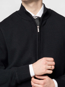 Кофта мужская M10.56.02.531 Arber черная с добавлением шерсти модель M10.56.02.531 Фото