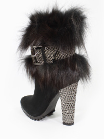 Зимние замшевые ботинки модель 2021-2-6FM Зимние замшевые ботинки модель 2021-2-6FM Фото