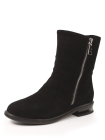 Жіночі зимові черевики з натуральної замші модель 6602-BZ7AM-02 Фото