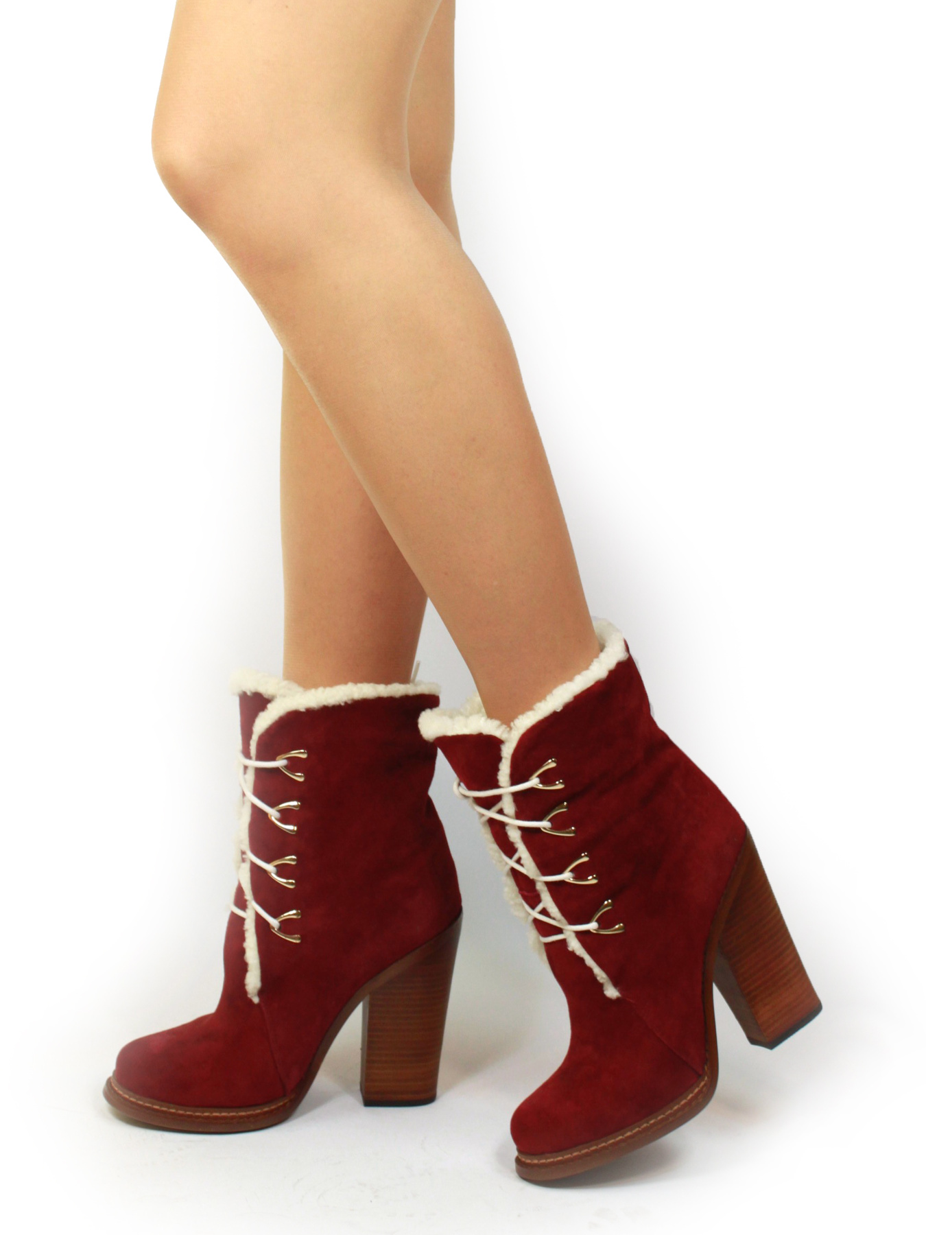 Зимові замшеві ботильйони модель DM1126-13-AM Фото