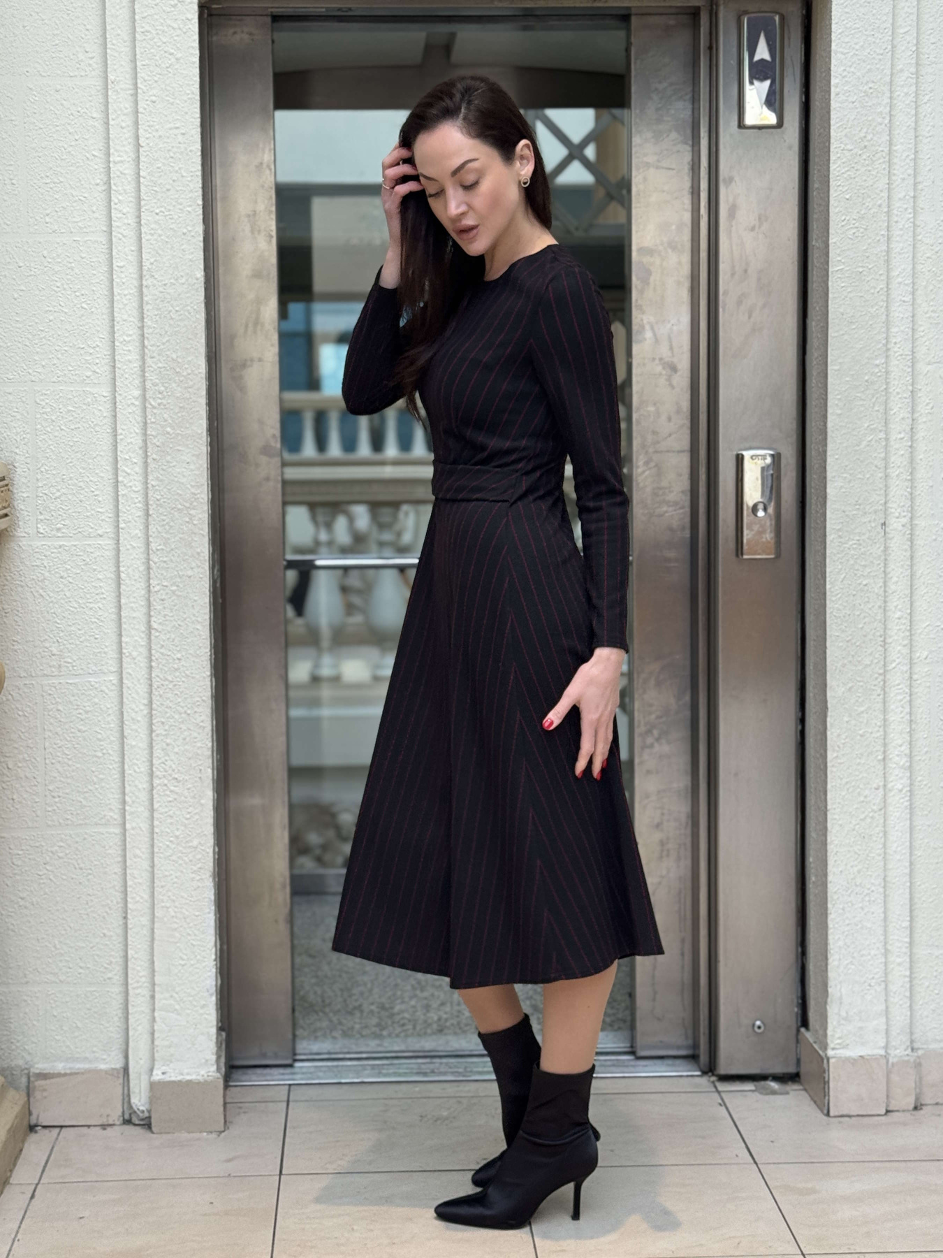 Платье миди CAT ORANGE модель 5831 Фото