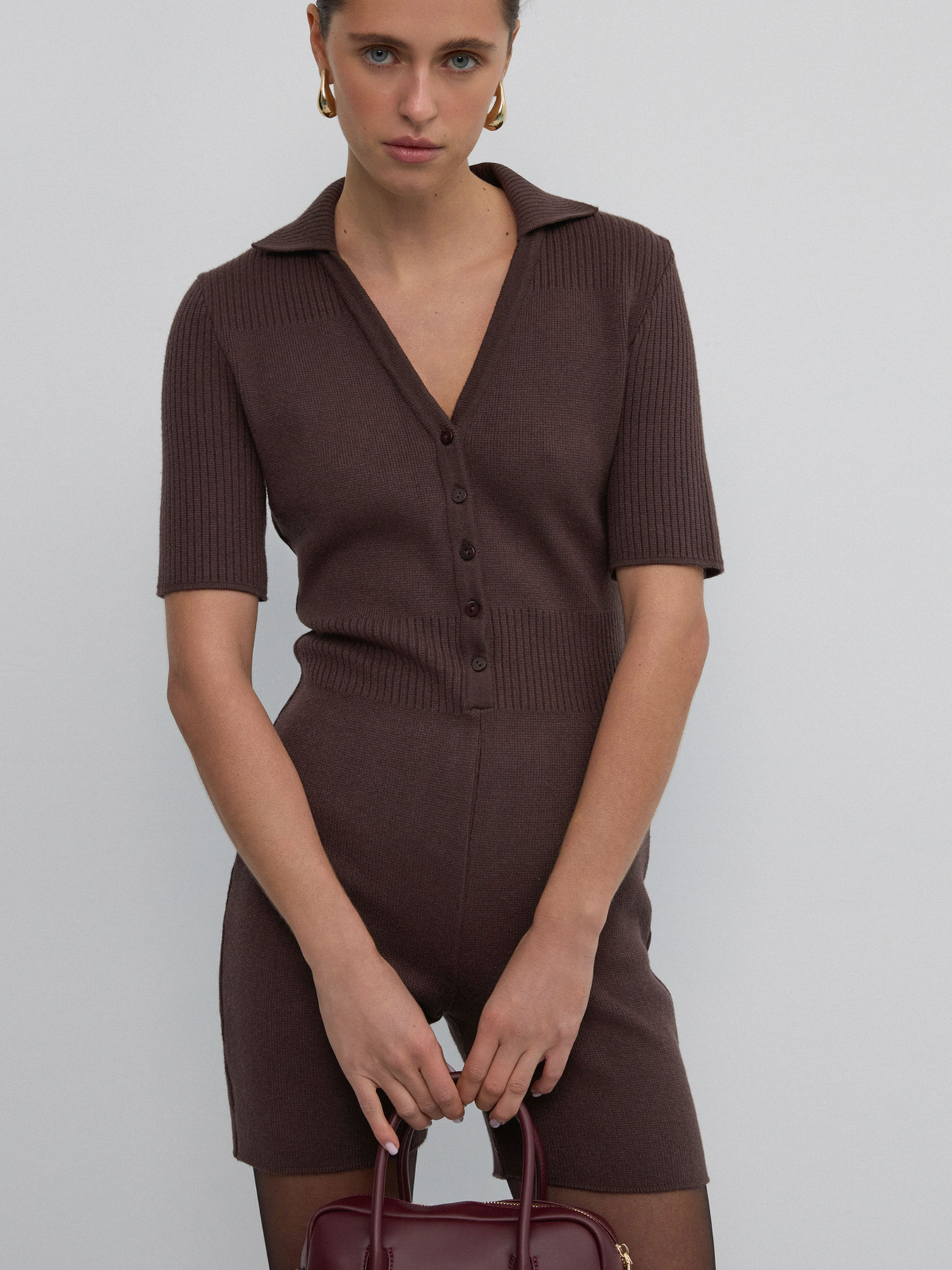 Комбінезон ESTRO 0235-121408, колір коричневий модель 0235-121408 Фото