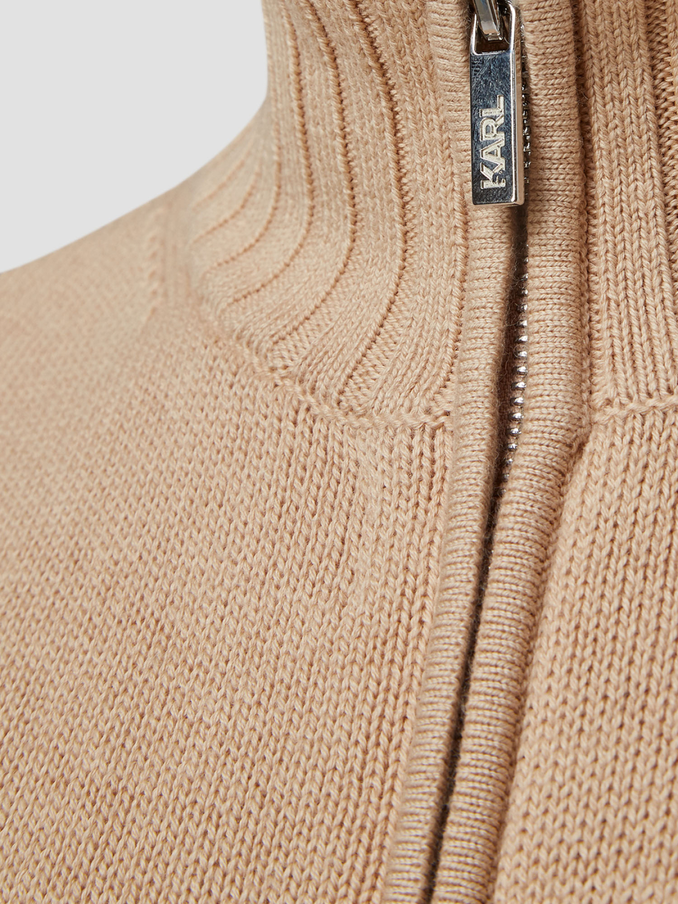 Чоловічий бежевий вовняний кардиган модель 534305.655046;410 Фото