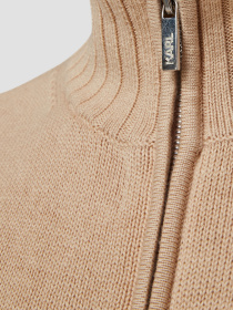 Чоловічий бежевий вовняний кардиган модель 534305.655046;410 Фото