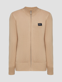 Чоловічий бежевий вовняний кардиган модель 534305.655046;410 Фото