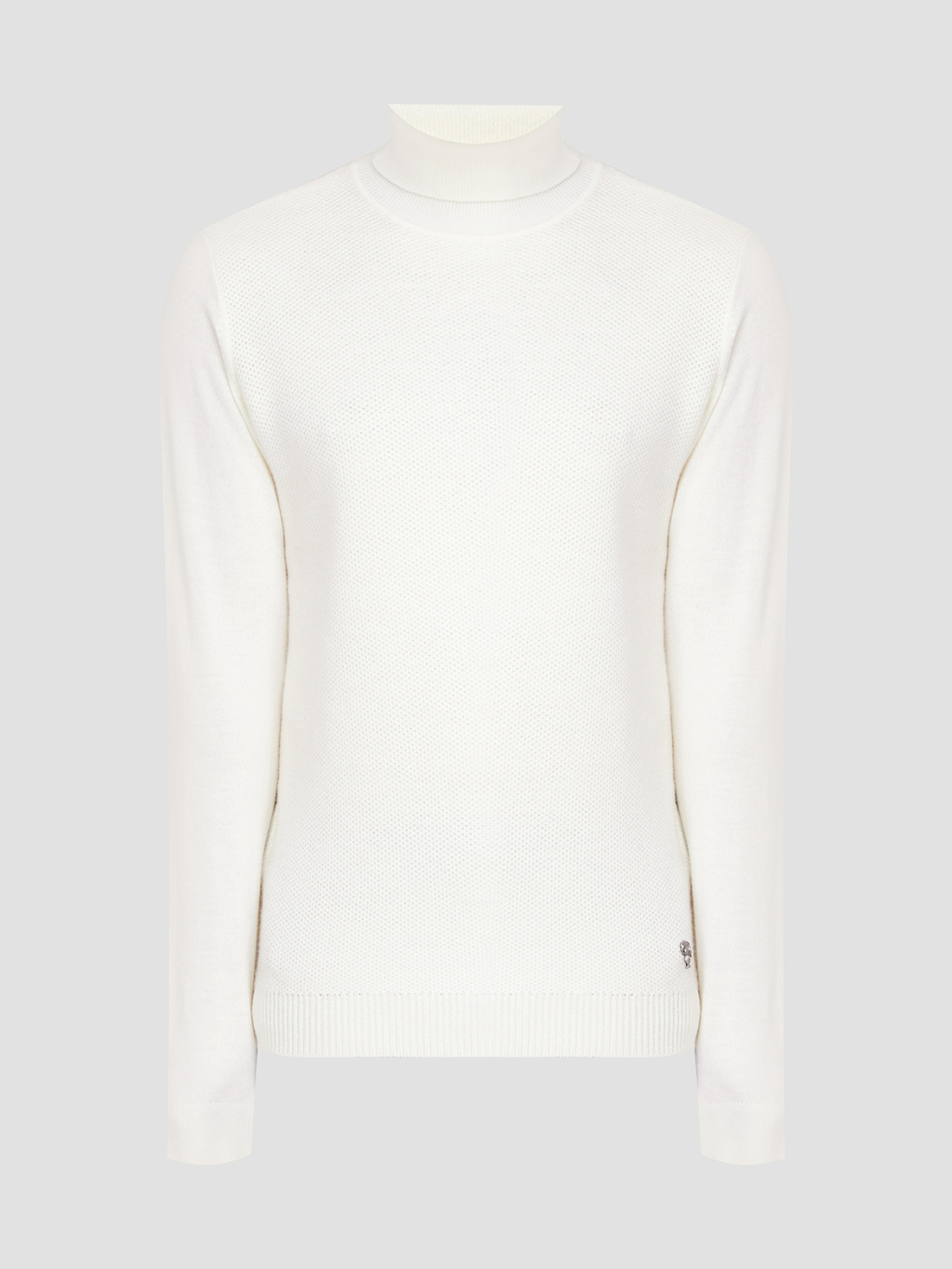 Мужской белый шерстяной гольф модель 534399.655009;80 Фото