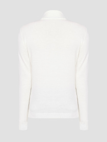 Мужской белый шерстяной гольф модель 534399.655009;80 Фото