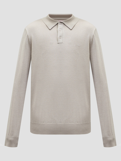 Чоловіче бежеве вовняне поло модель M4BR54.Z3ID0;G1DH Фото