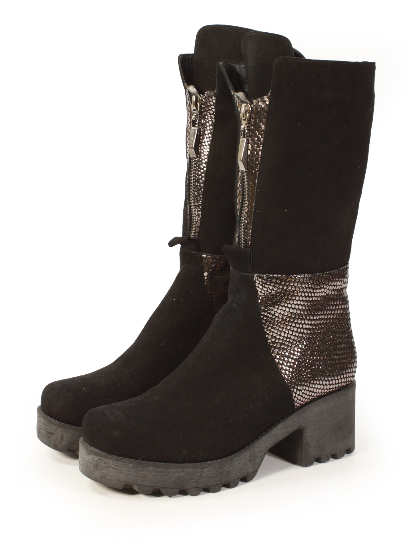 Женские зимние полусапоги модель 5308-27-319 Фото