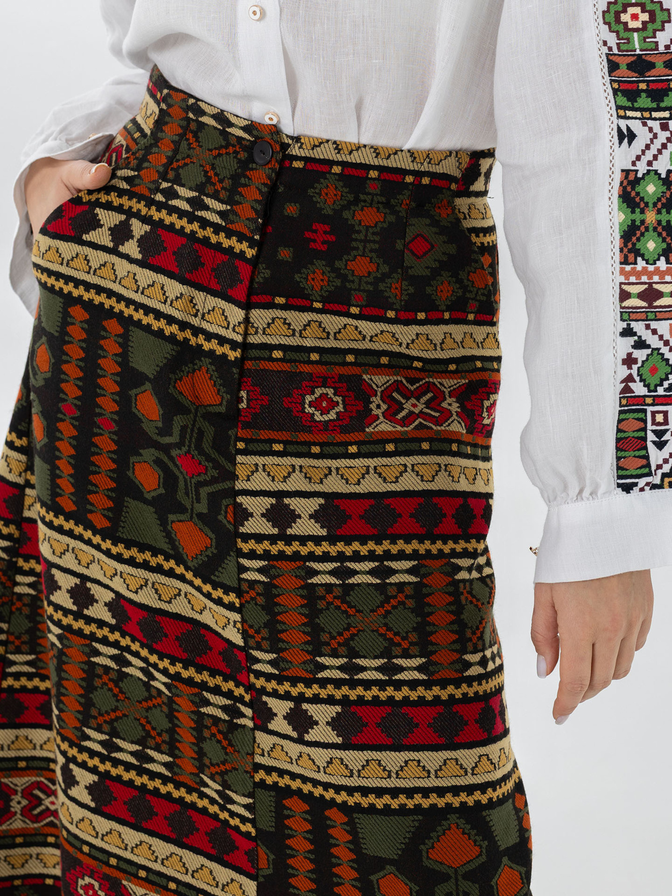 Спідниця міді Едельвіка модель 751-25-00 Фото