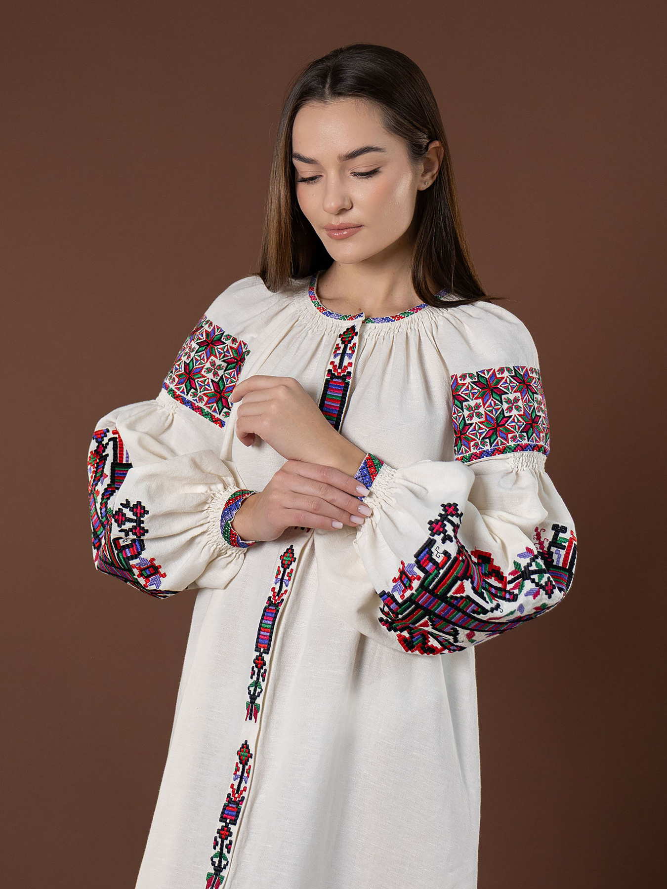 Вышитое платье Едельвіка модель 528-25-00 Фото