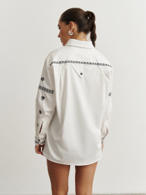 Вышитая рубашка модель RM4294-10-25DB Фото