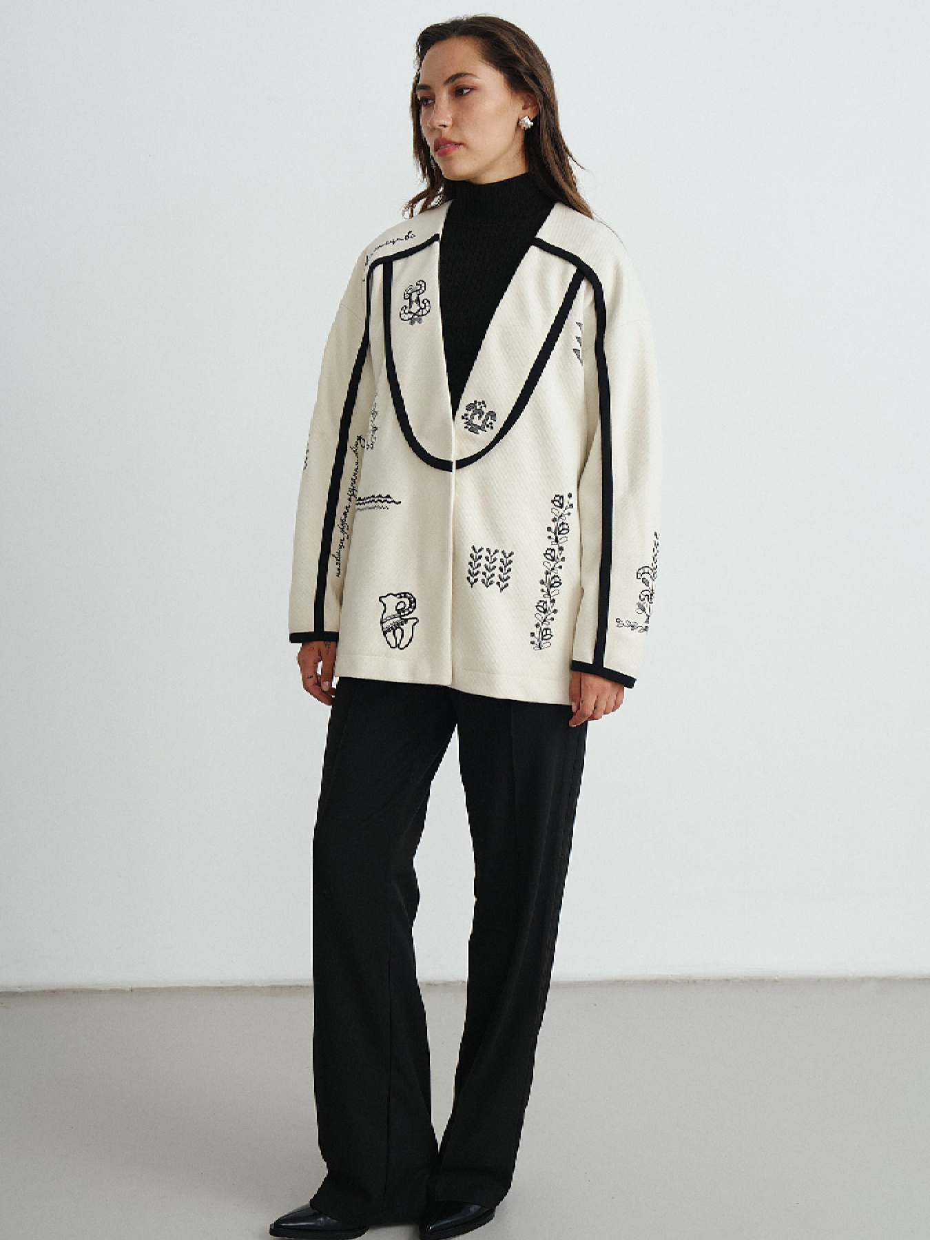 Пальто-кардиган модель RM4303-10-25CT Фото