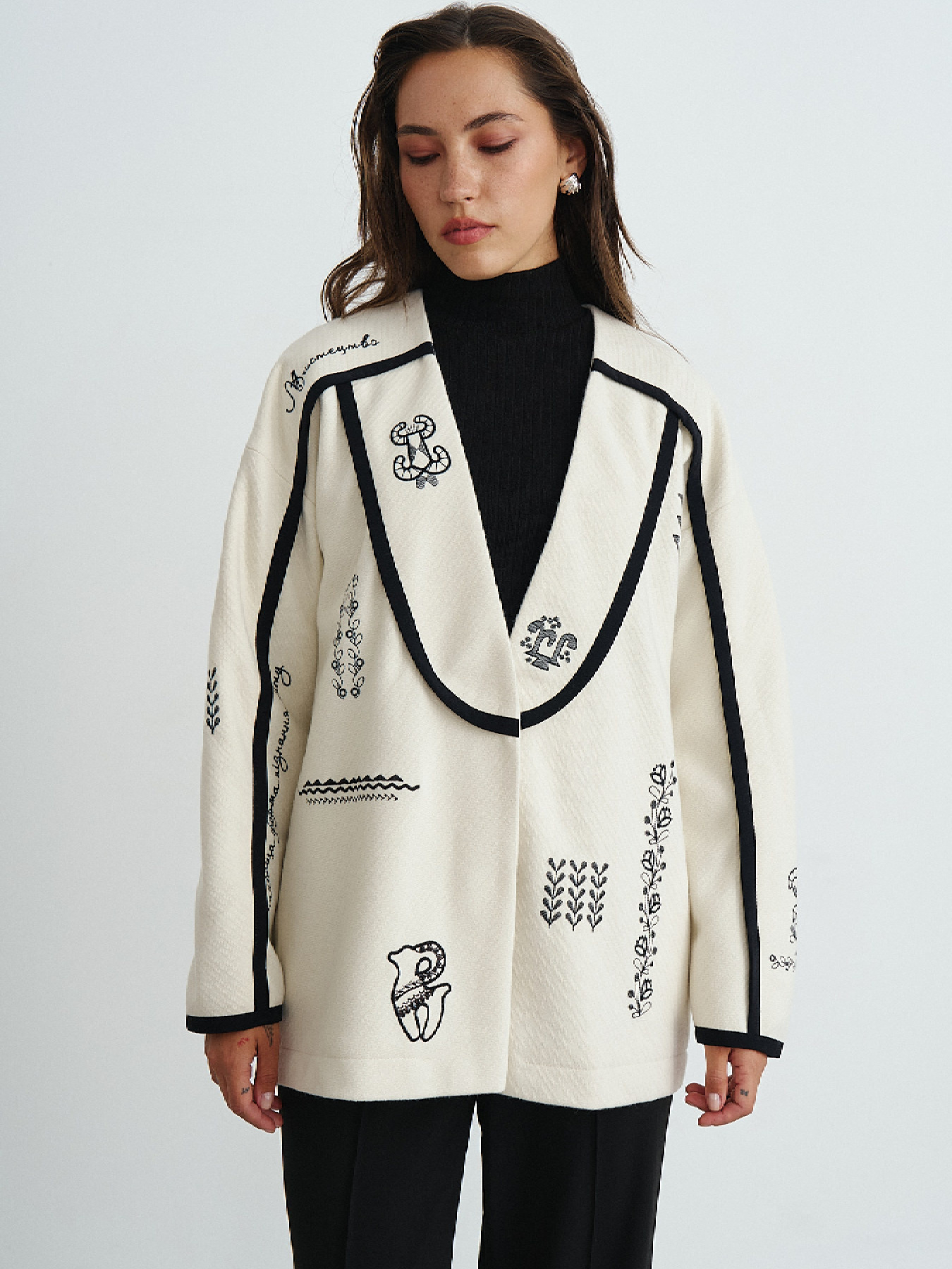 Пальто-кардиган модель RM4303-10-25CT Фото