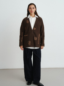 Пальто-кардиган модель RM4303-11-25CT Фото