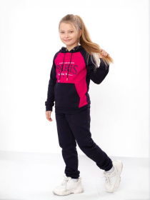 Повсякденний костюм Носи своє модель 6228-023-33-5-1-chornilxno-sinj-svtlo-malinovij Фото