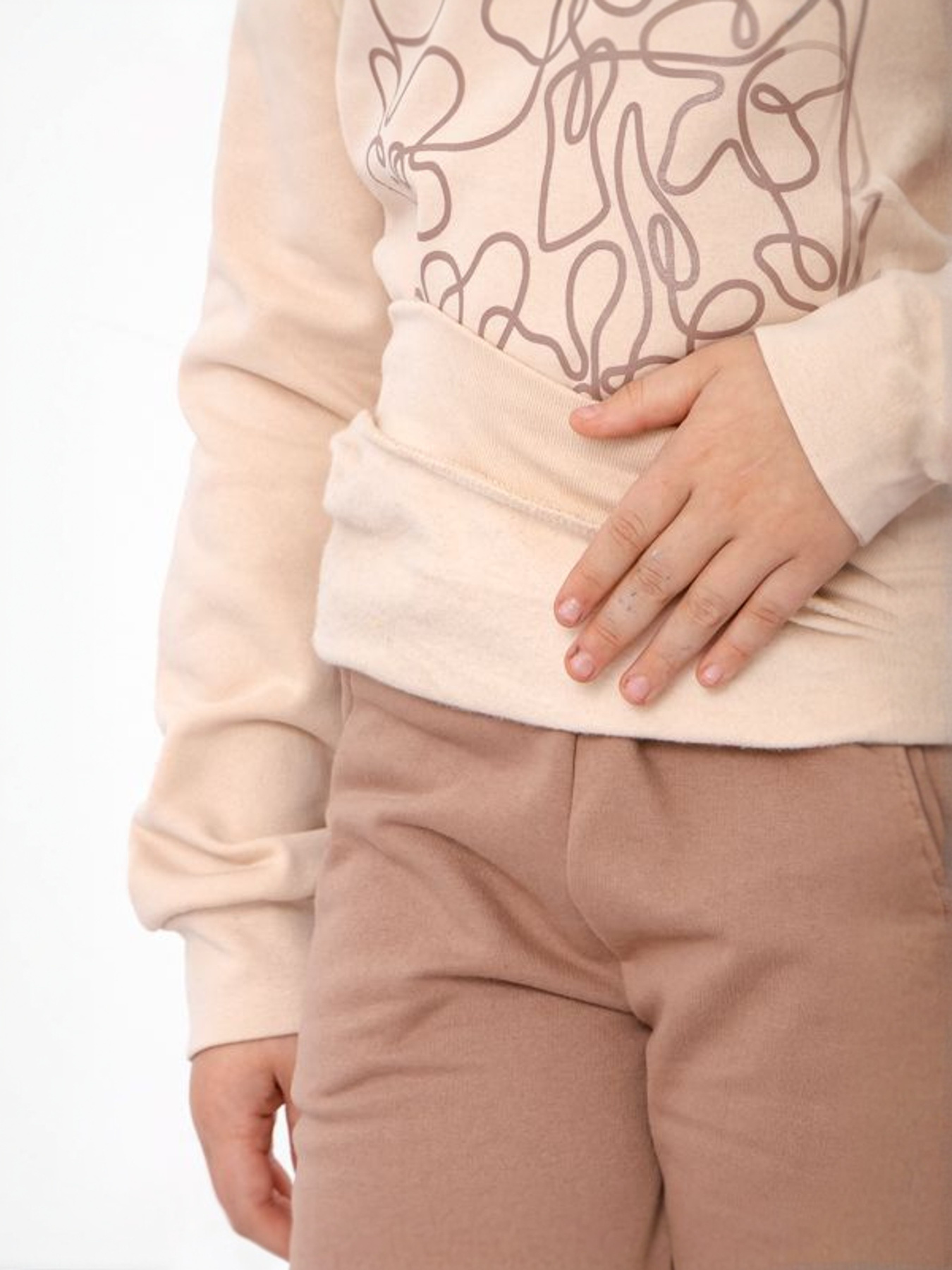 Спортивний костюм Носи своє модель 6063-023-33-7-kremovij-kava Фото