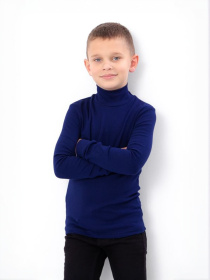 Дитяча водолазка (унісекс) однотонна, Електрик (насичений синій) Носи Своє (6068-040) модель 6068-040-temnij-elektrik Фото