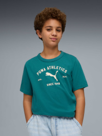 Детская футболка PUMA Class Graphic Tee Youth модель 692531 Детская футболка PUMA Class Graphic Tee Youth модель 692531 Фото