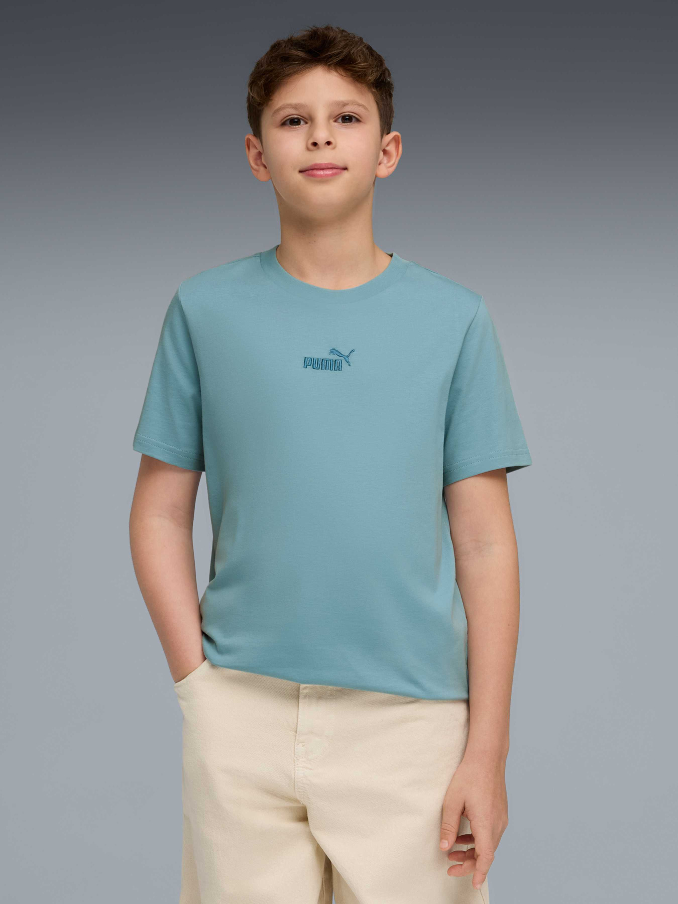 Детская футболка Essentials No.1 Logo Tee Youth модель 692975 Фото