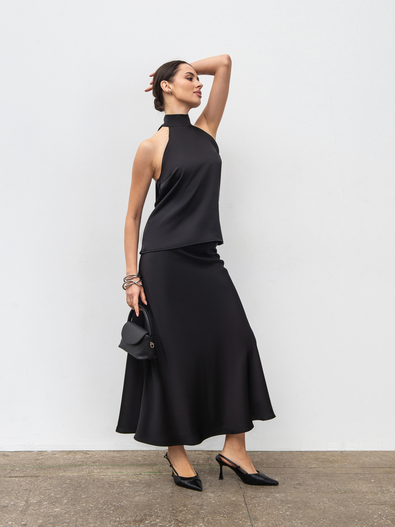 Сатин топ ROMASHKA модель 204029904002 Сатин топ ROMASHKA модель 204029904002 Фото