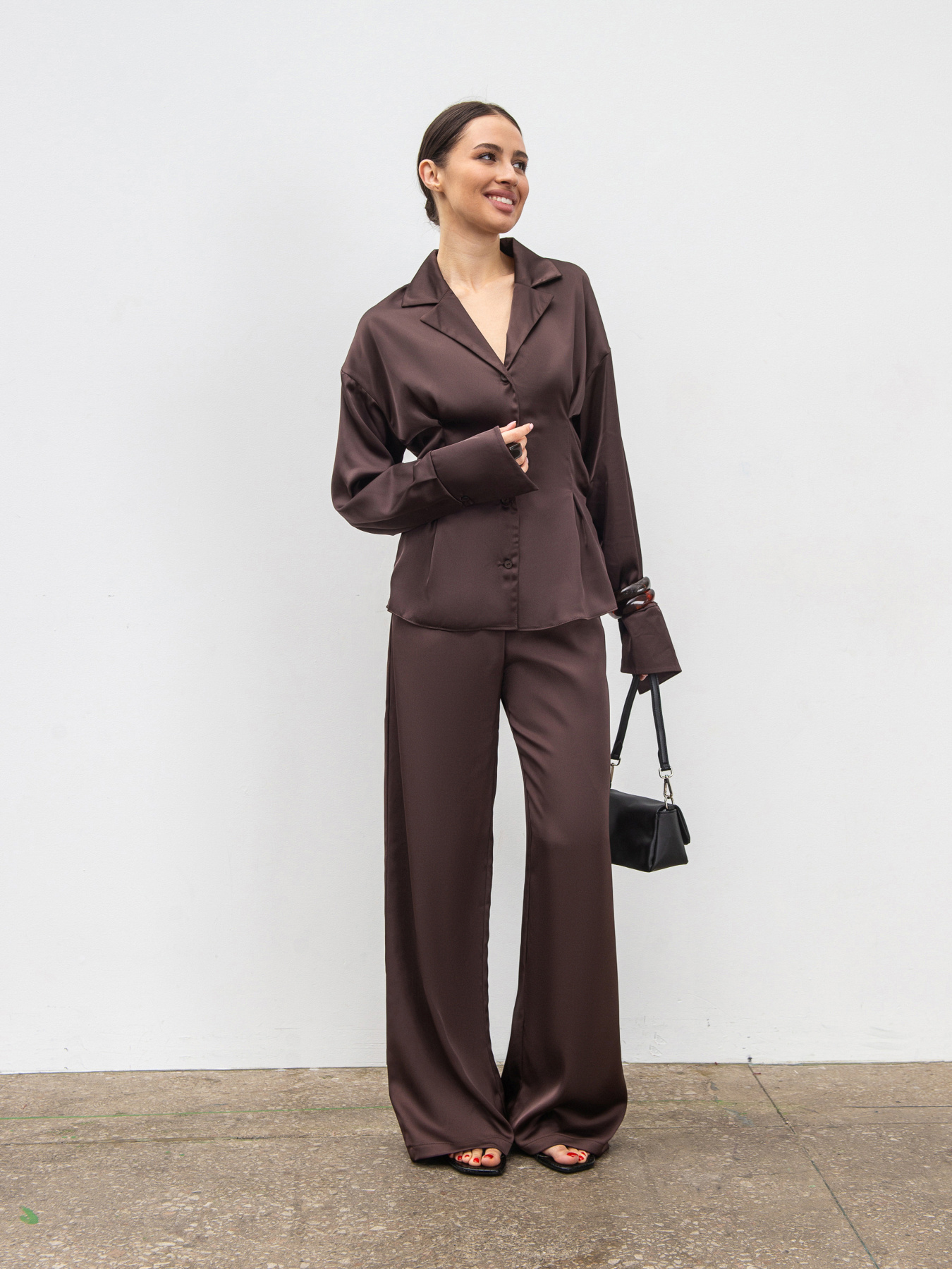 Рубашка повседневная Romashka Моун модель 201027305061 Рубашка повседневная Romashka Моун модель 201027305061 Фото