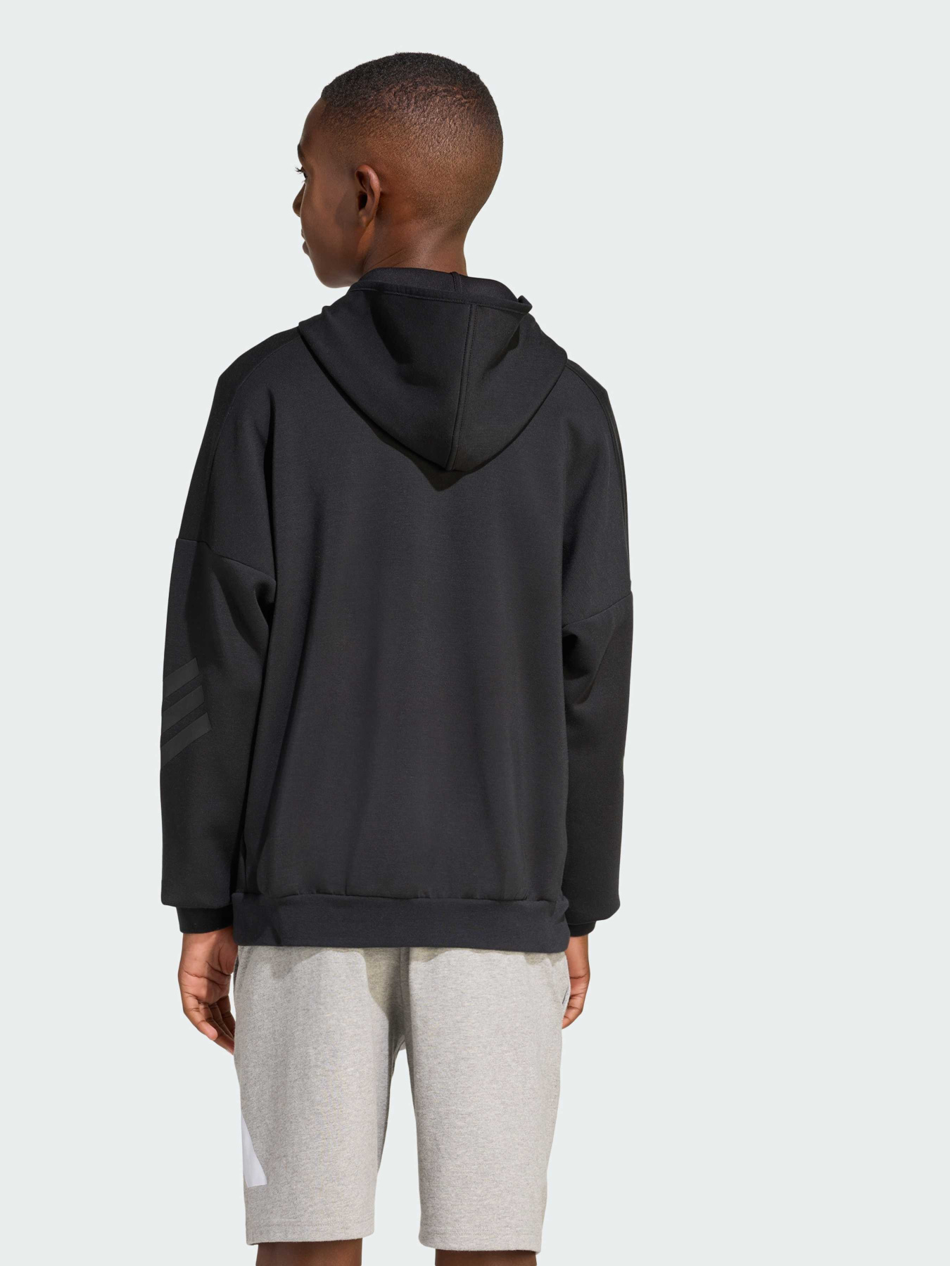 Толстовка FUTURE ICONS 3 STRIPES FULL ZIP модель KS2577 Фото